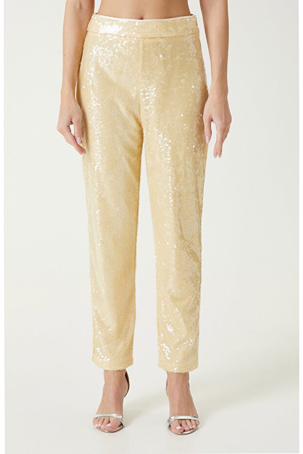 Açık Sarı Pantolon - 3