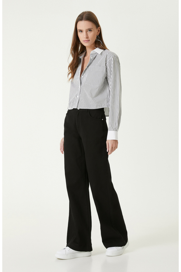 Siyah Beyaz Gömlek - 3