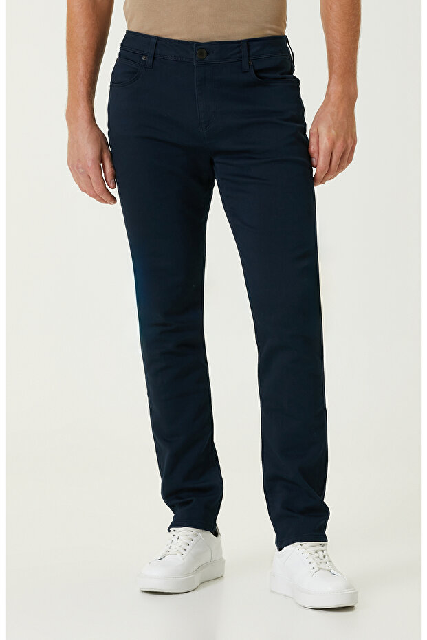 Lacivert Casual Pantolon - 2