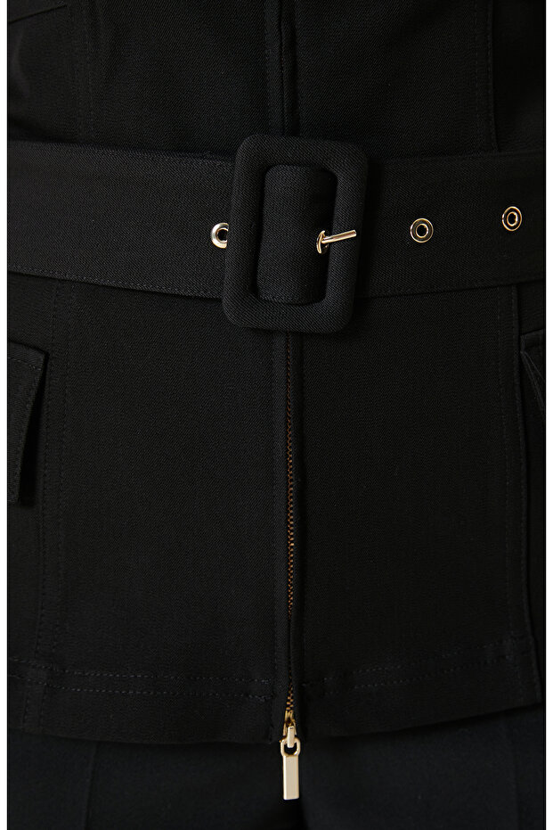 Siyah Kemerli Büstiyer - 5