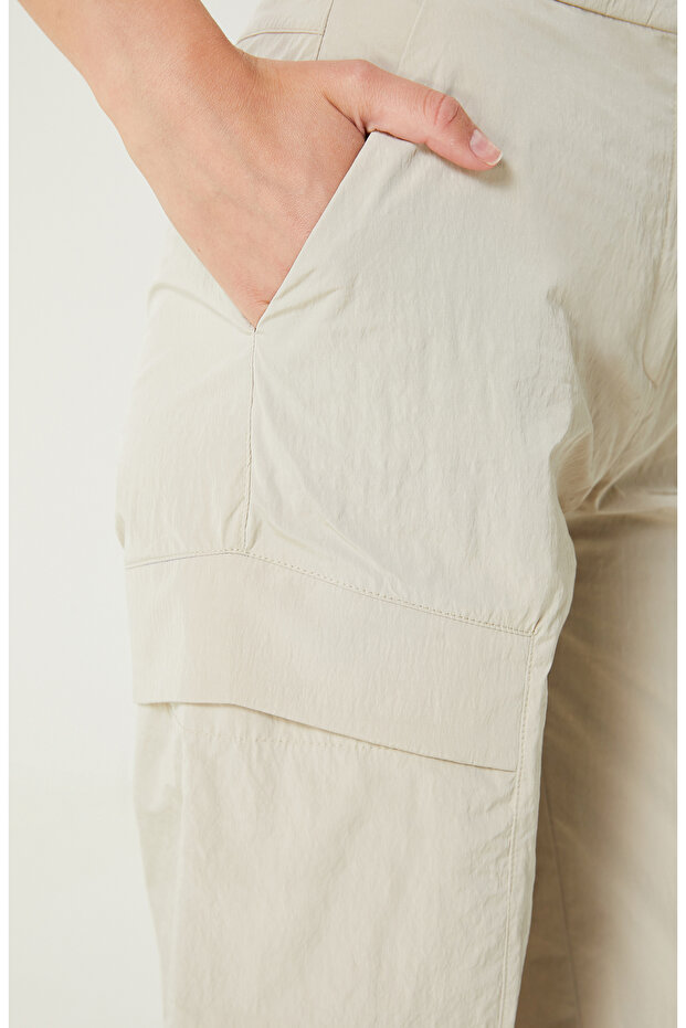 N-Tech Bej Pantolon - 4