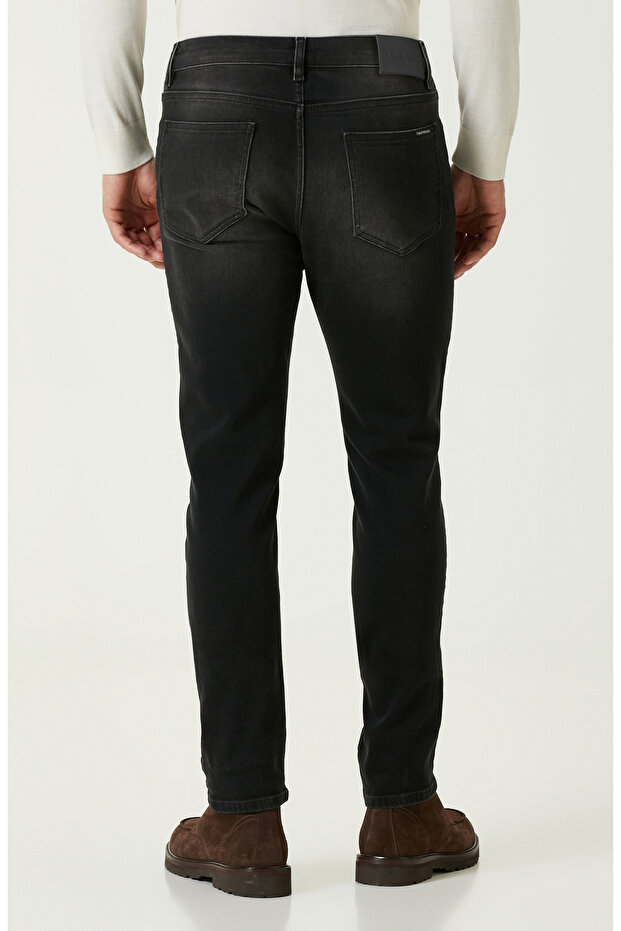 Antrasit Denim Pantolon - 3