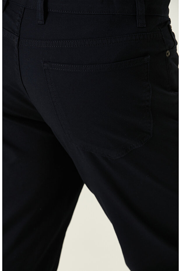 Lacivert Casual Pantolon - 5