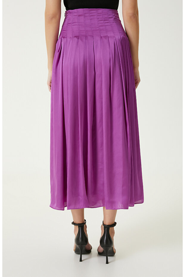 Mor Pileli Maksi Etek - 5