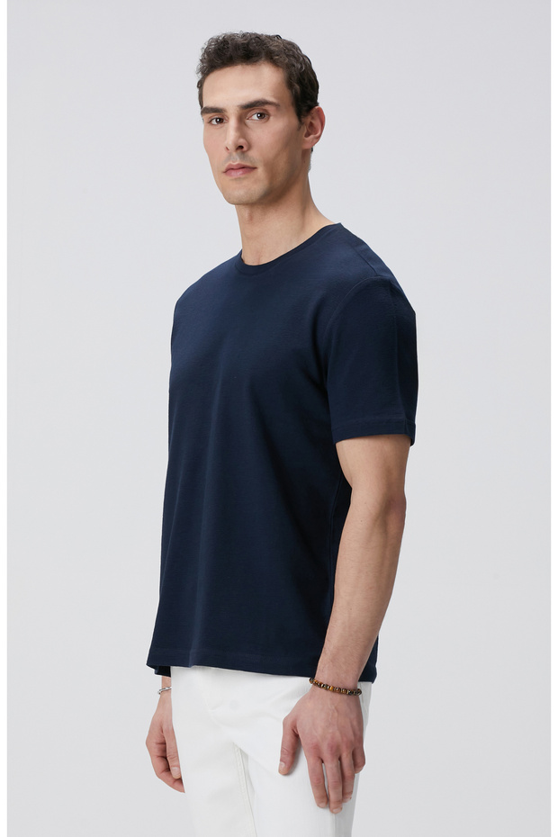 Lacivert T-shirt - 4