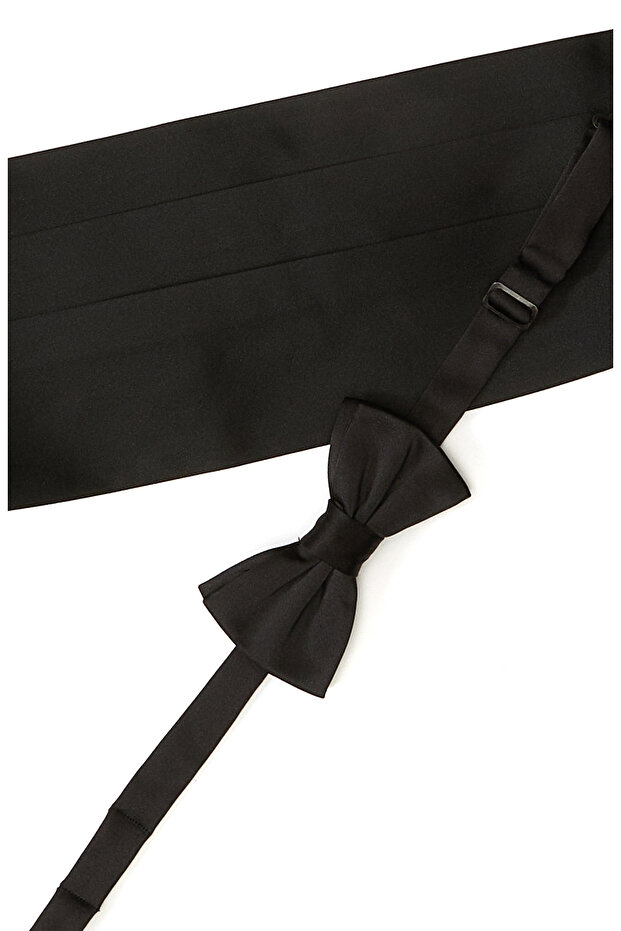 Siyah Papyon Kuşak Seti - 2