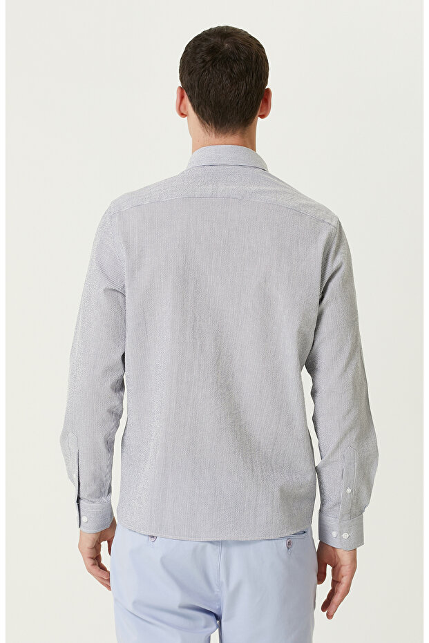 Lacivert Gömlek - 5