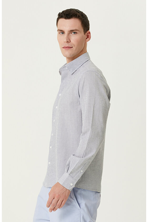 Lacivert Gömlek - 4