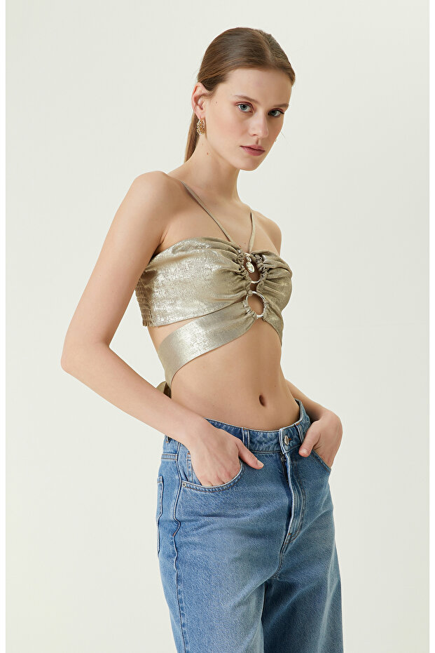 Limited Gold Büstiyer - 4