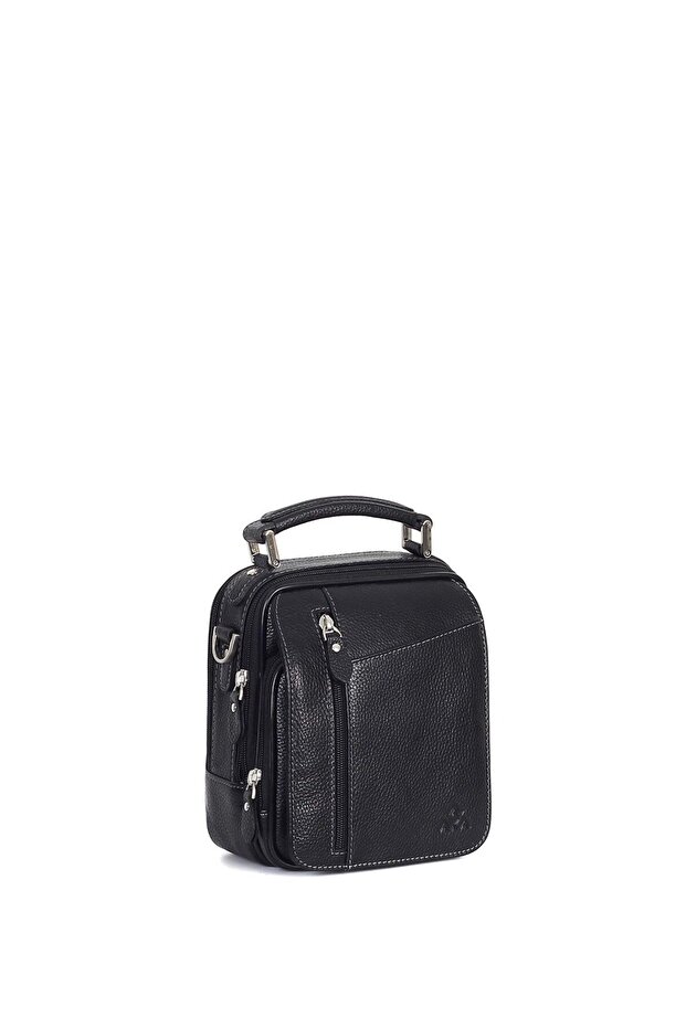 Floter Black Leather Clutch Bag 366