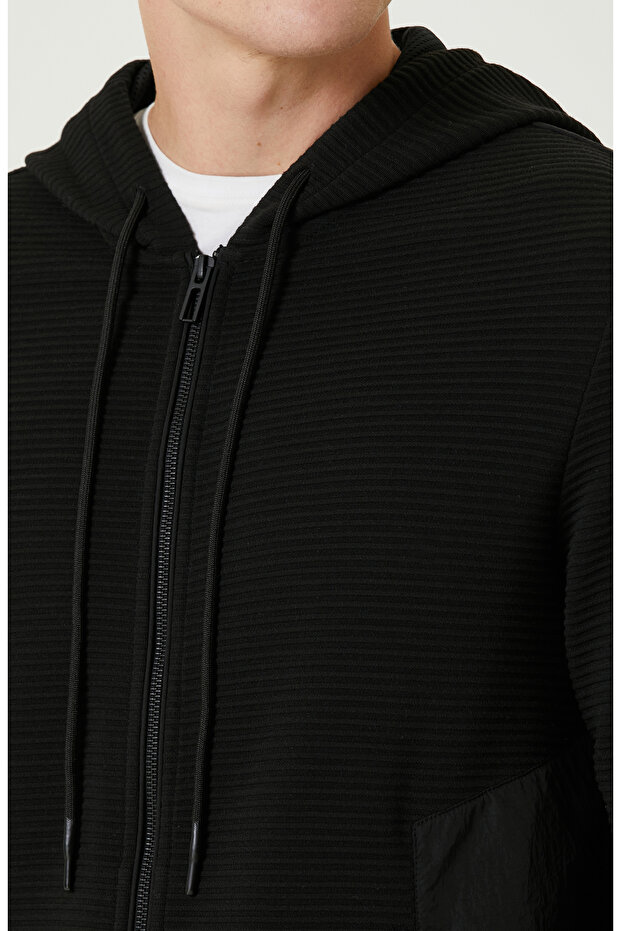 Siyah N-Tech SweaTshirt - 6