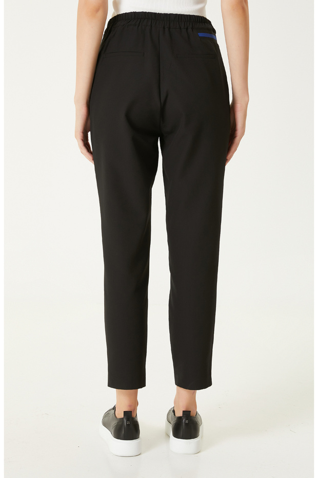 Siyah N-Tech Gofreli Pantolon - 5