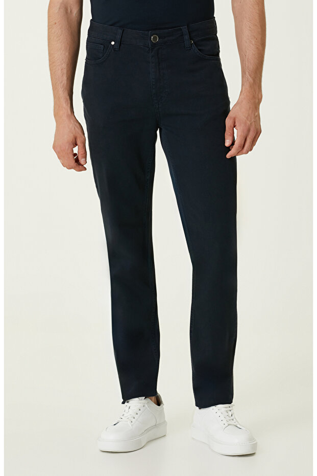 Lacivert Casual Pantolon - 2