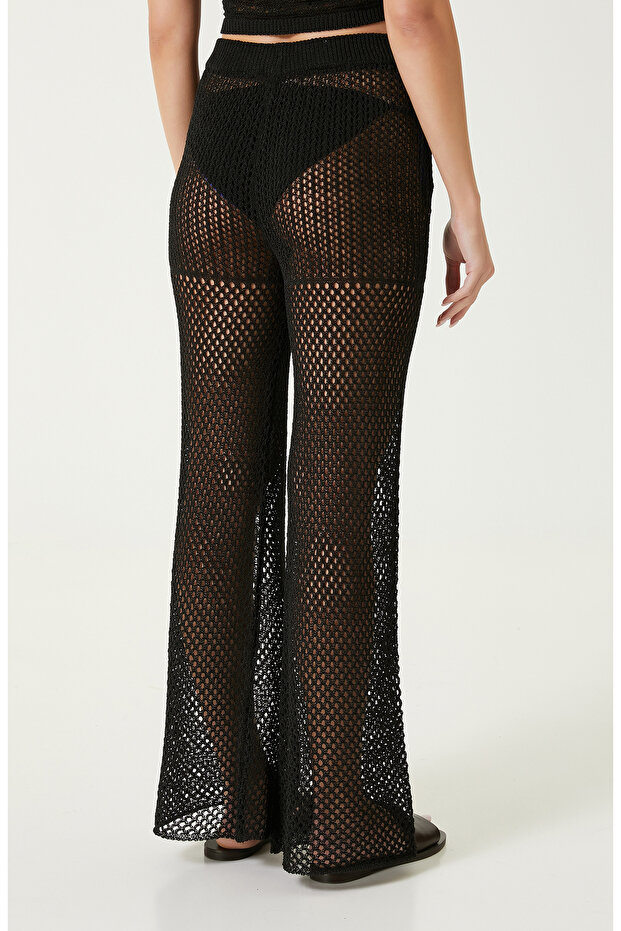 Siyah Plaj Pantolonu - 5