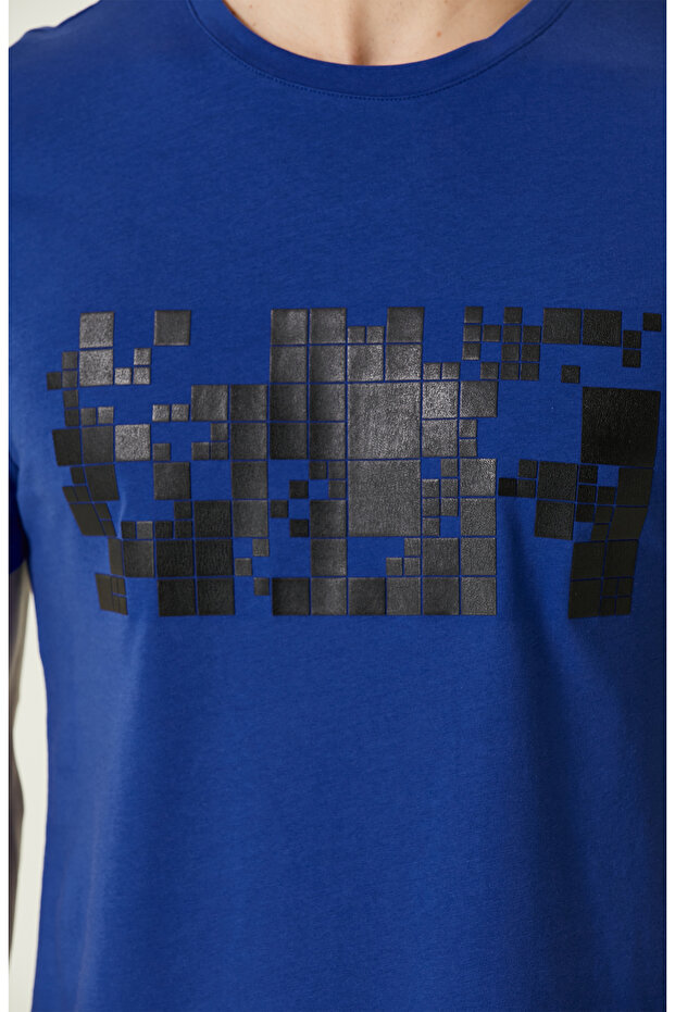 Saks Baskılı T-Shirt - 7