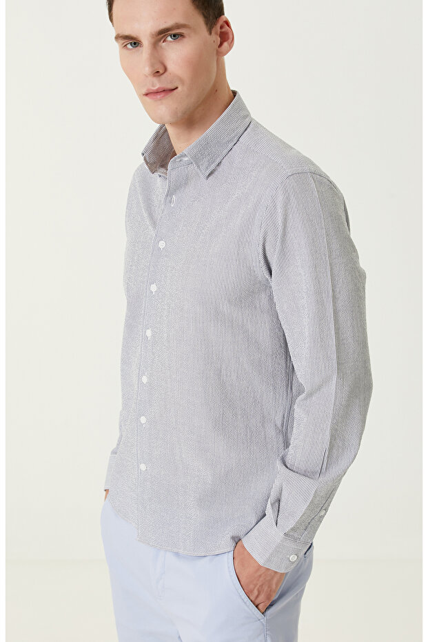 Lacivert Gömlek - 2