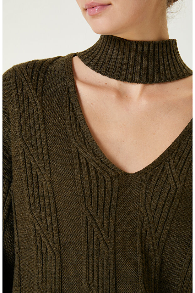 Haki Melanj Yün Kazak - 5