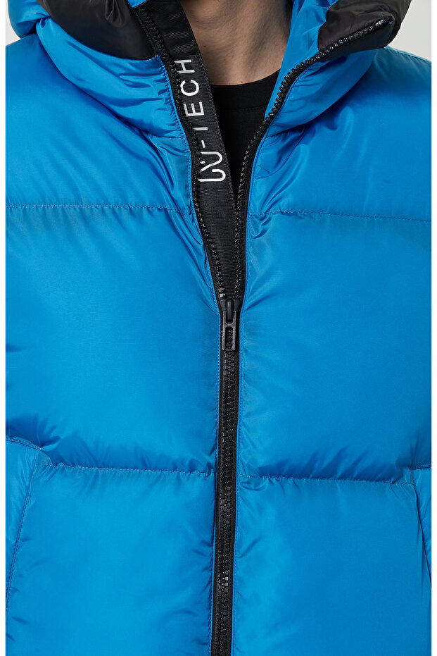 N-Tech Baskı Detaylı Saks Mont - 7