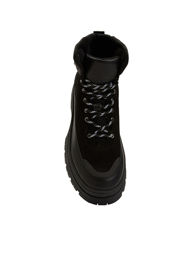 Siyah Kadın Deri Bot - 4