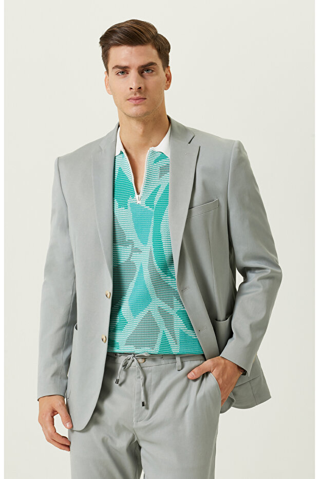 Yeşil Blazer Ceket - 1