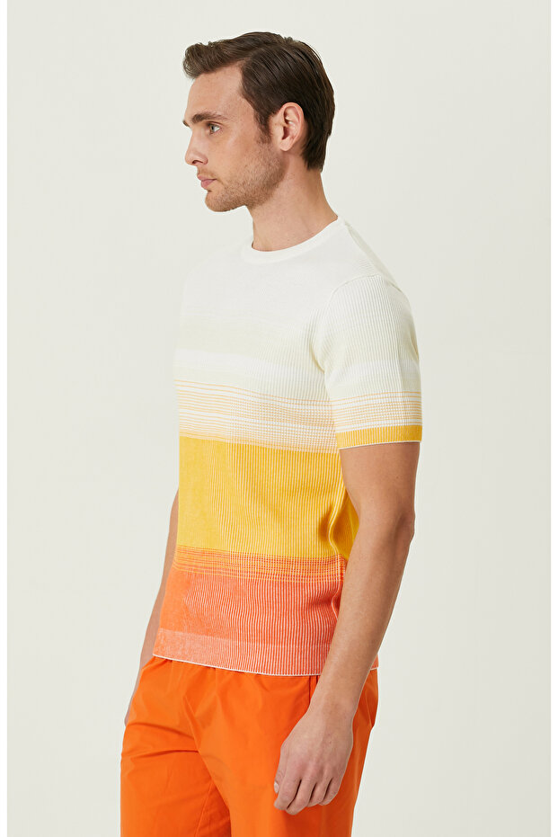 Turuncu Çizgili Kazak - 4