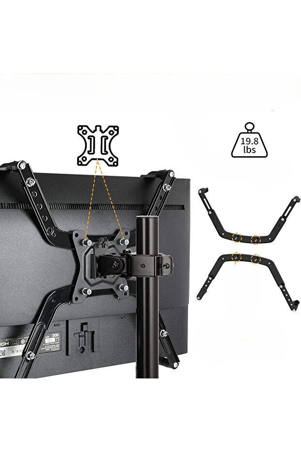 ZENO MP1 VESA Montaj Adaptörü Kolu Kiti - - 4