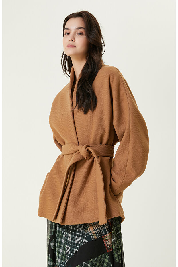 Camel Yün Kaban - 1