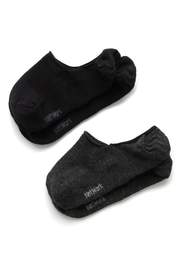 Siyah Antrasit 2li Kadın Bambu Çorap Seti - 1