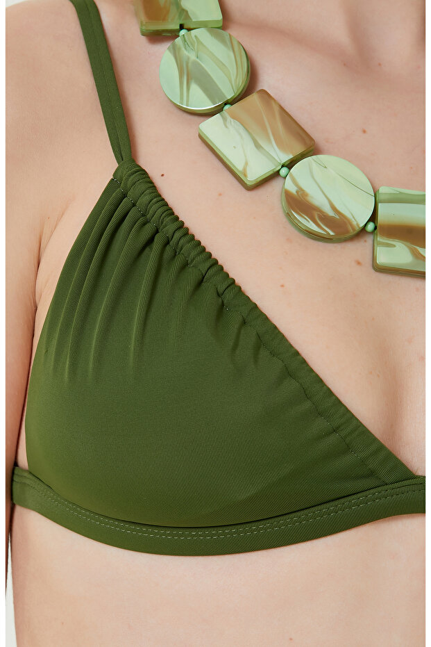 Üçgen Haki Bikini Takımı - 6