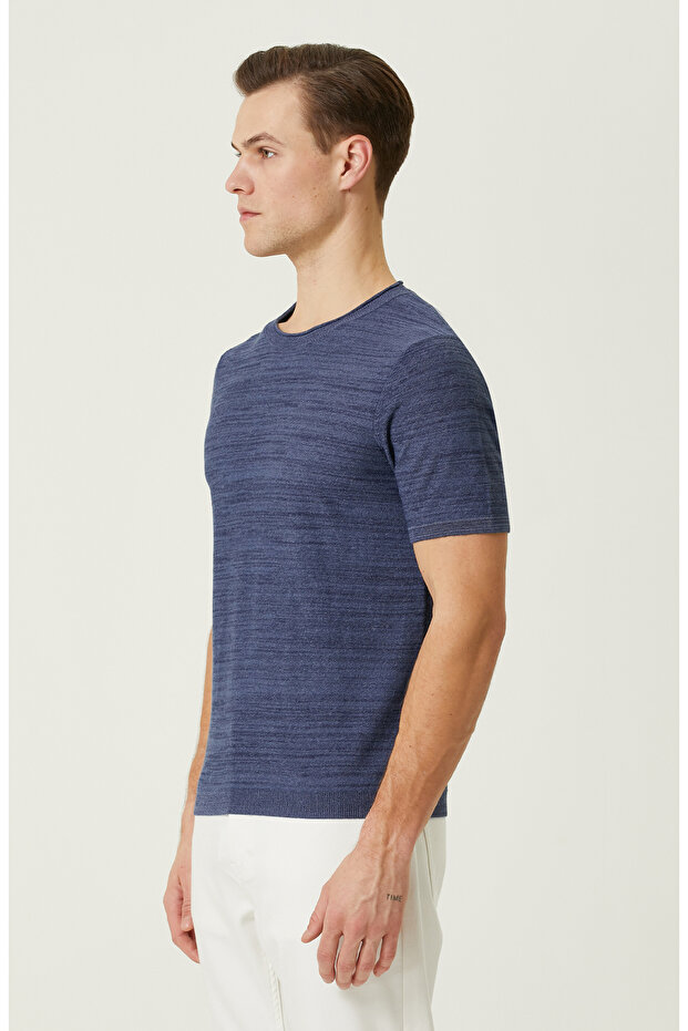 Lacivert Mavi Triko - 4