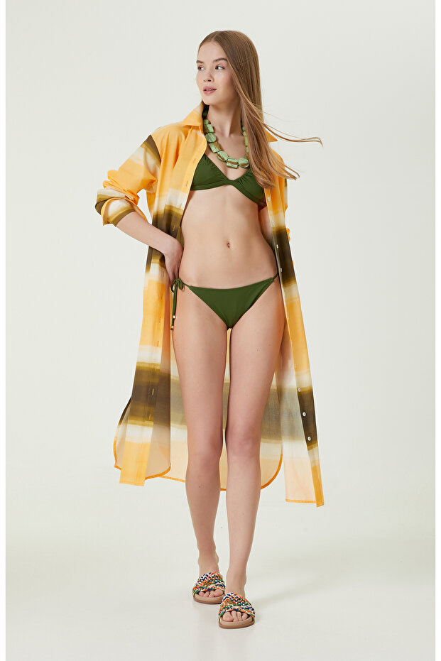 Üçgen Haki Bikini Takımı - 3