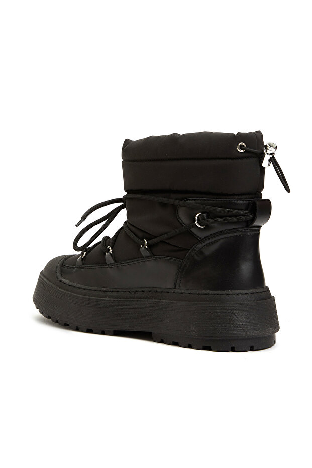 Siyah Kadın Deri Bot - 3