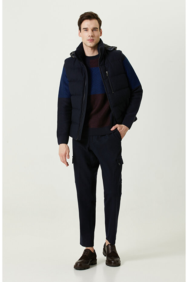 Lacivert Kargo Pantolon - 1