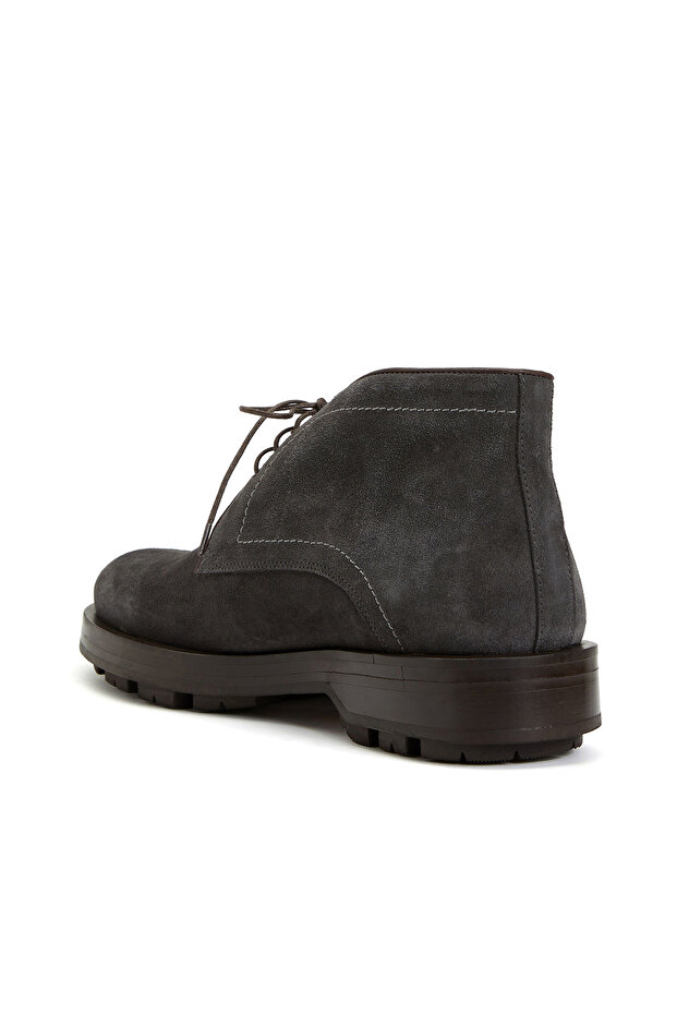 Gri Erkek Deri Bot - 3