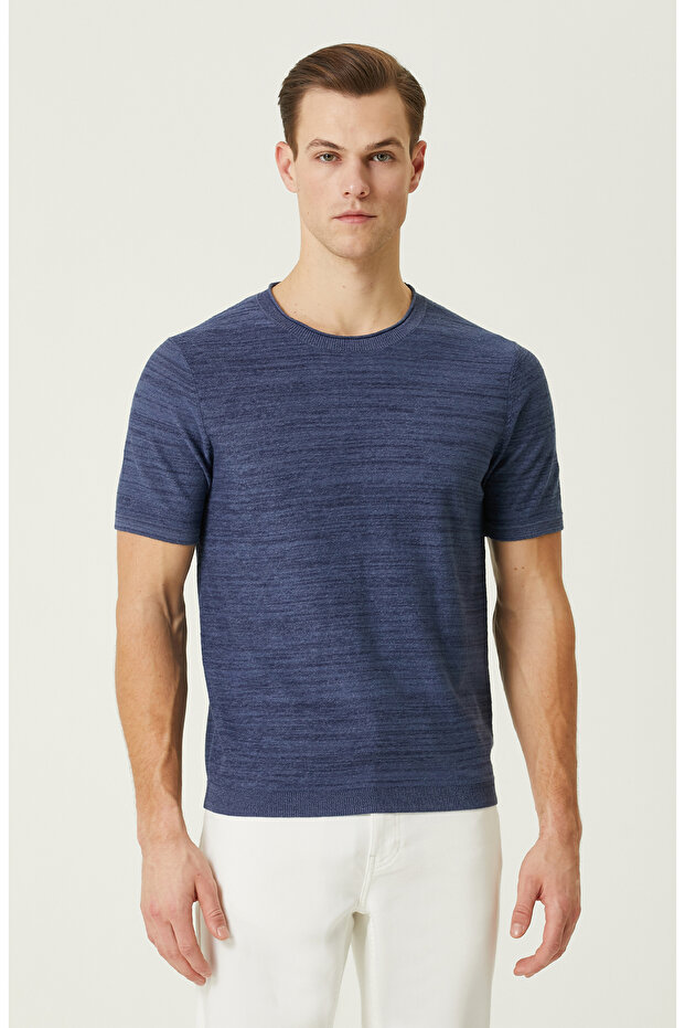 Lacivert Mavi Triko - 1