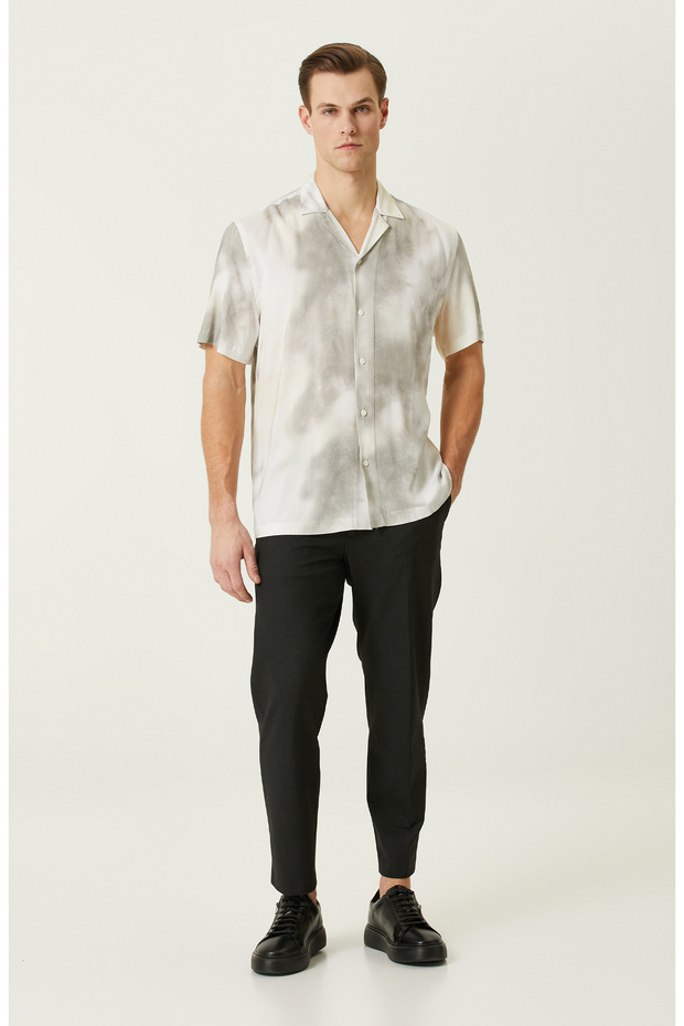 Vizon Desenli Gömlek - 3