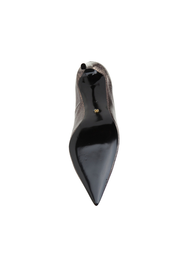 Bronz Deri Stiletto - 5