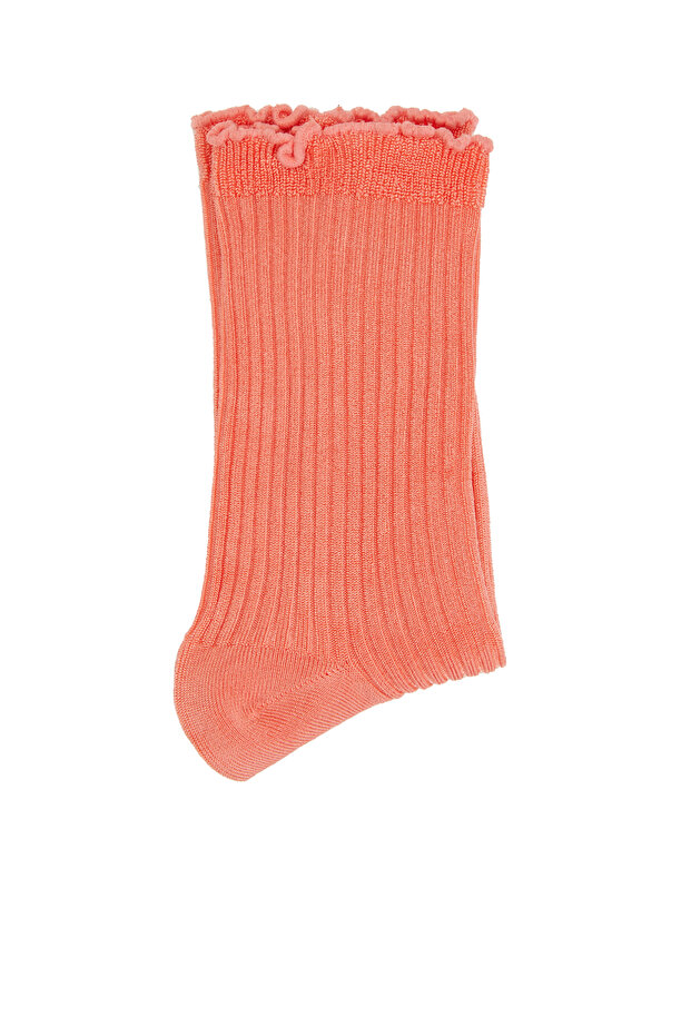 Nar Çiçeği Kadın Bambu Çorap - 1