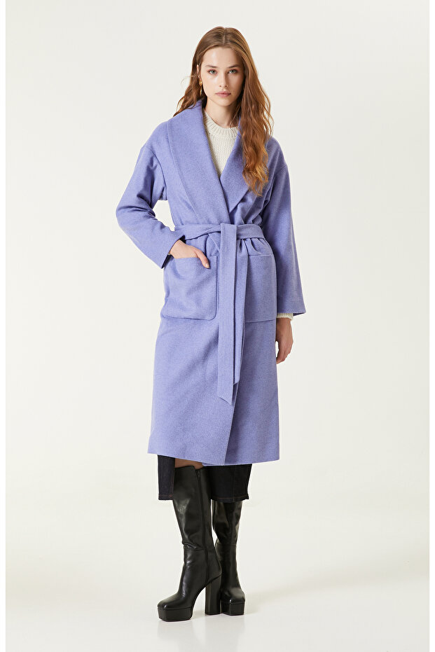 Lila Kemerli Manto - 3