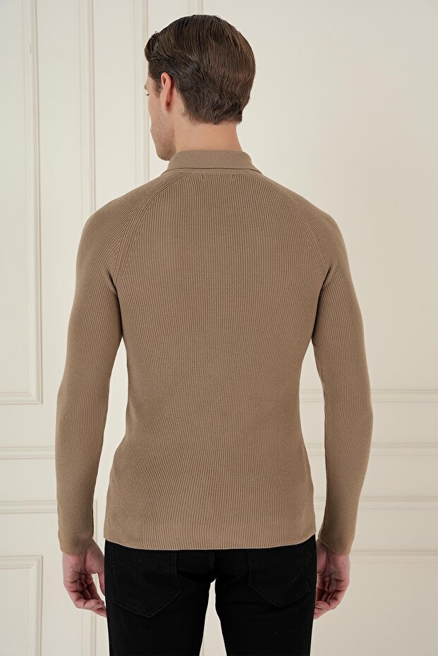 Tr 878 Triko Slim Fit Vizon Basic - 4