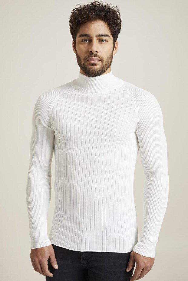 TR 833 Ekru Balıkçı Triko - 2