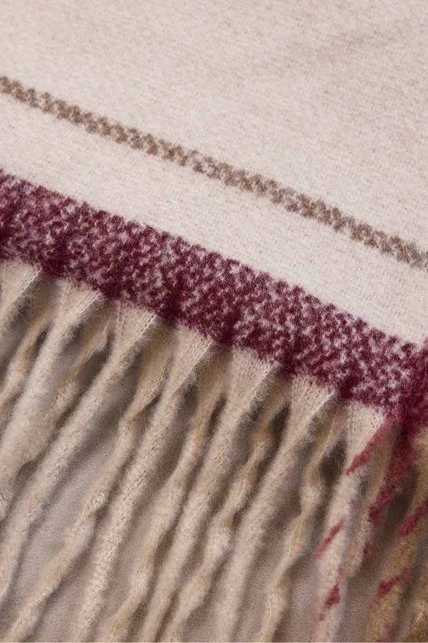 Soft Textured Patterned Shawl4001-A5 - 5