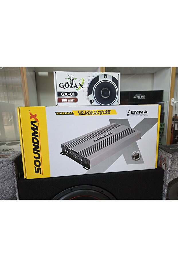 PAKET SES SİSTEMİ CADENCE 20 CM MİDRANGE 5 KANAL ANFİ KABLO SETİ TİZ 10 CM - 3