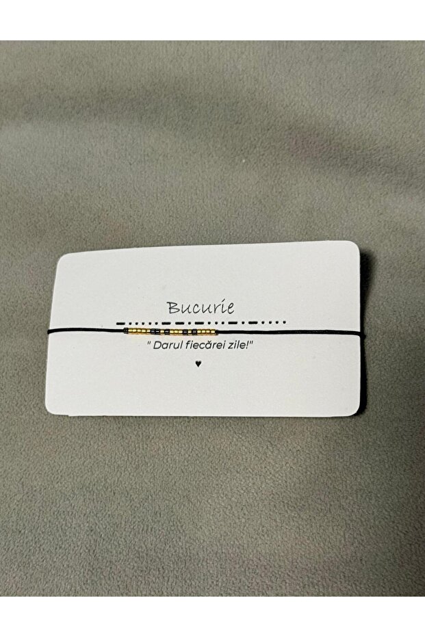 Morse Code Bracelet - Joy - 1