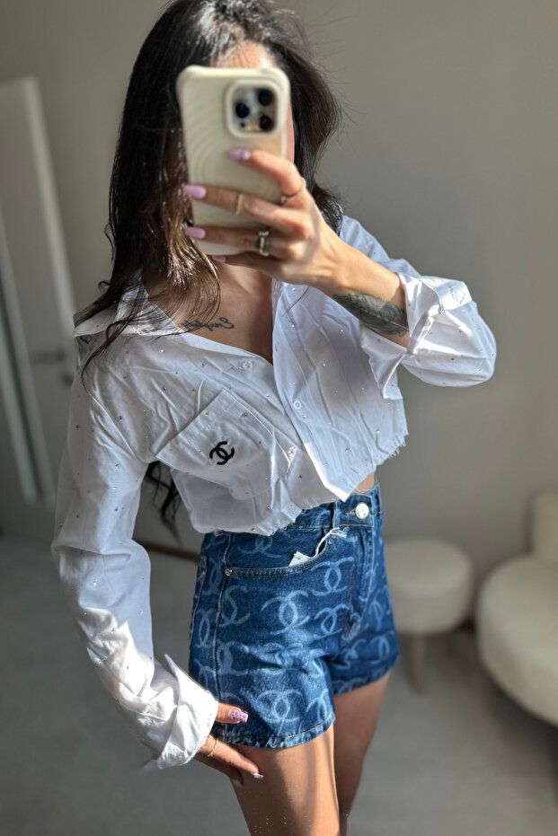 Premium Denim Chnnlll Şort - 1