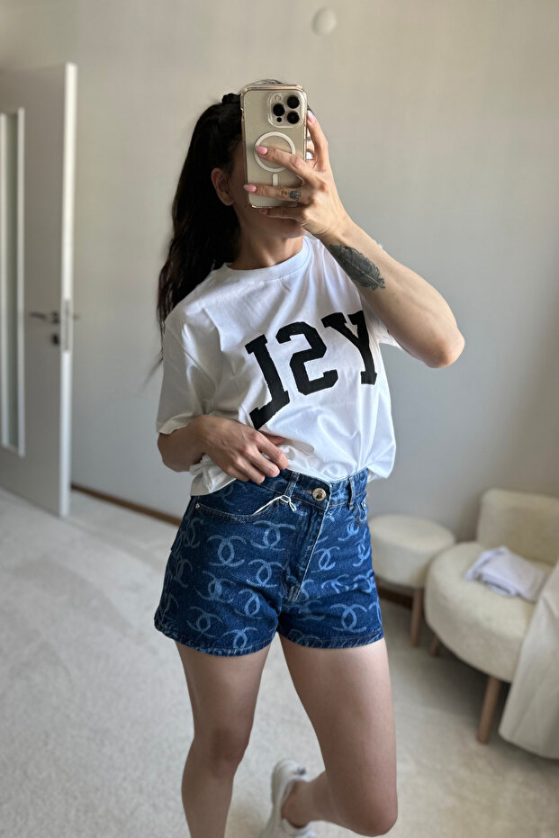 Premium Denim Chnnlll Şort - 7