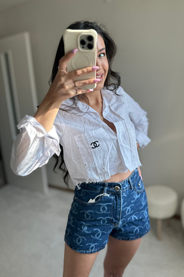 Premium Denim Chnnlll Şort - 3