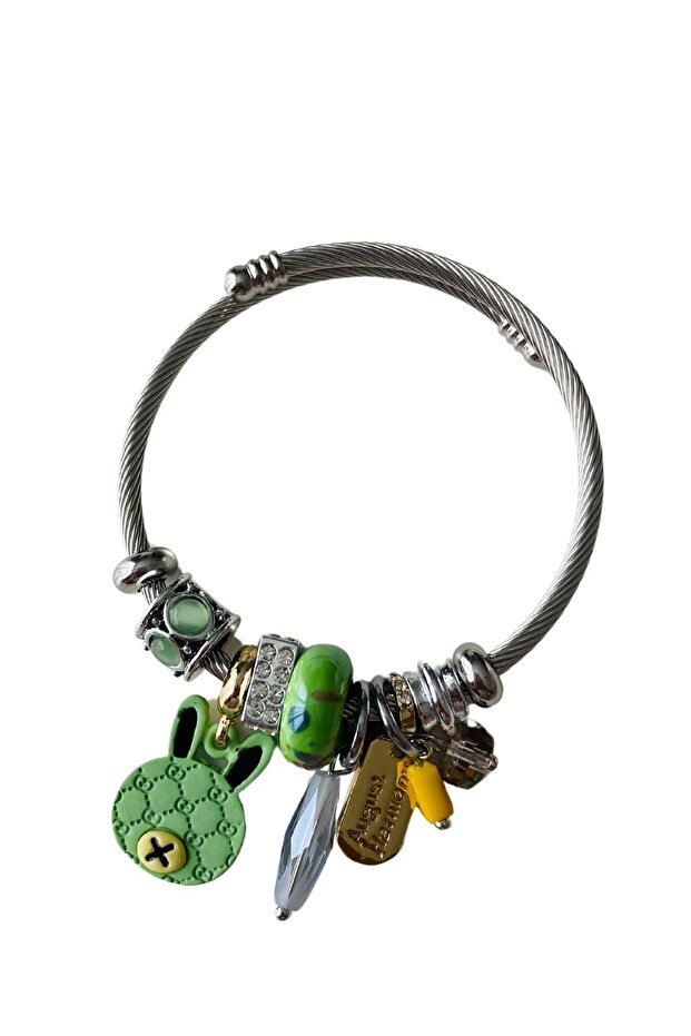 Women's Model Charm Steel Bracelet