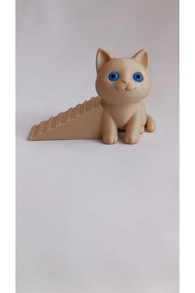 Kapı Stoperi / Dekoratif & Kaymaz Taban / Kedi figürlü / kapı tutacağı - 1