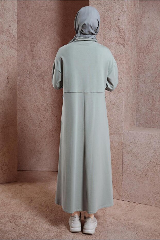 CEP DETAYLI EŞOFMAN ELBİSE 44486 - 3